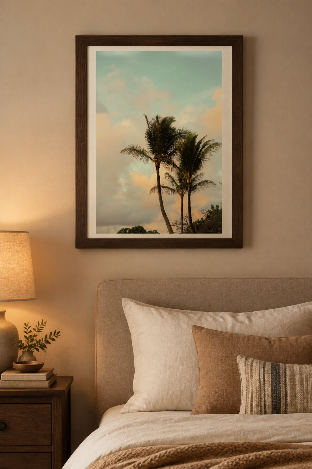 'Sunset sway' print