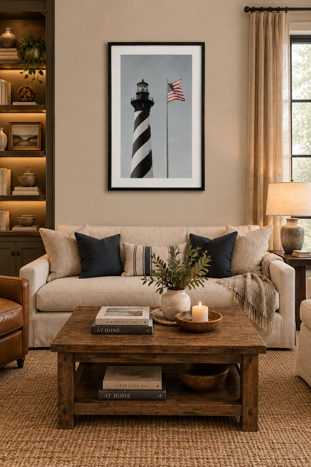 'Standing watch' print